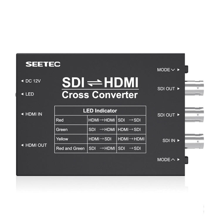 SEETEC 3 x SDI a 2 x HDMI Convertidor de traducción de Señal bidireccional