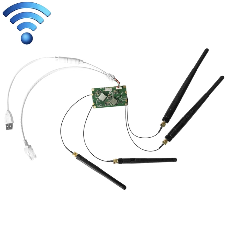 Module WiFi double bande VM5G 1200Mbps 2.4GHz et 5GHz avec 4 antennes prenant en charge la Transmission transparente de la couche IP