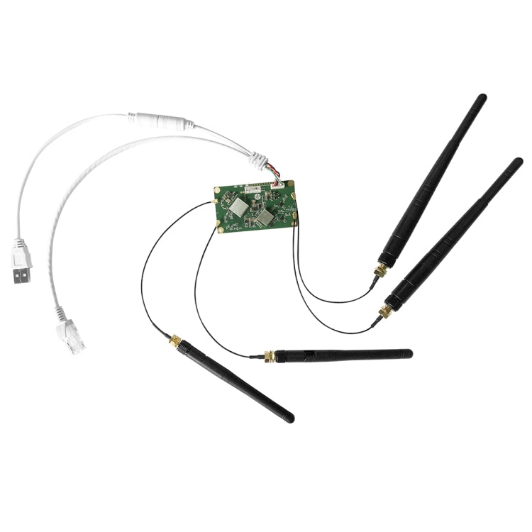 VM5G 1200Mbps 2.4GHz and 5GHz Dual Band WiFi Module with 4 Antennas Support IP Layer Transparent Transmission