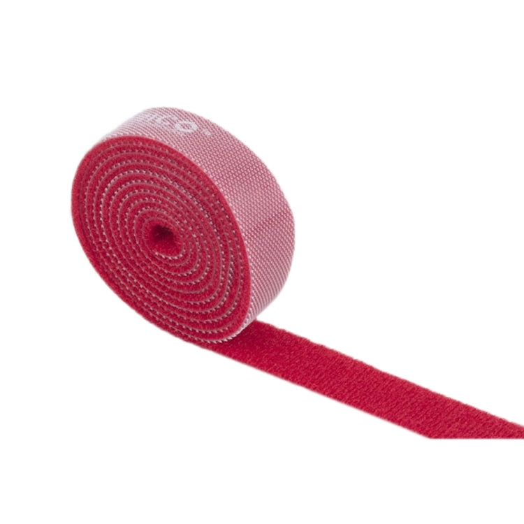 ORICO CBT-1S Bridas de gancho y Bucle reutilizables y divisibles de 1 m (Rojo)