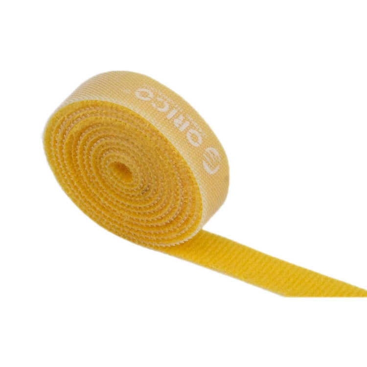 ORICO TCC-1S Attaches de câble auto-agrippantes réutilisables et divisibles 1 m (jaune)