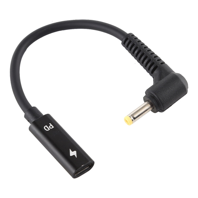 Câble de chargeur d'adaptateur d'alimentation USB-C Type-C vers 4,0 x 1,7 mm