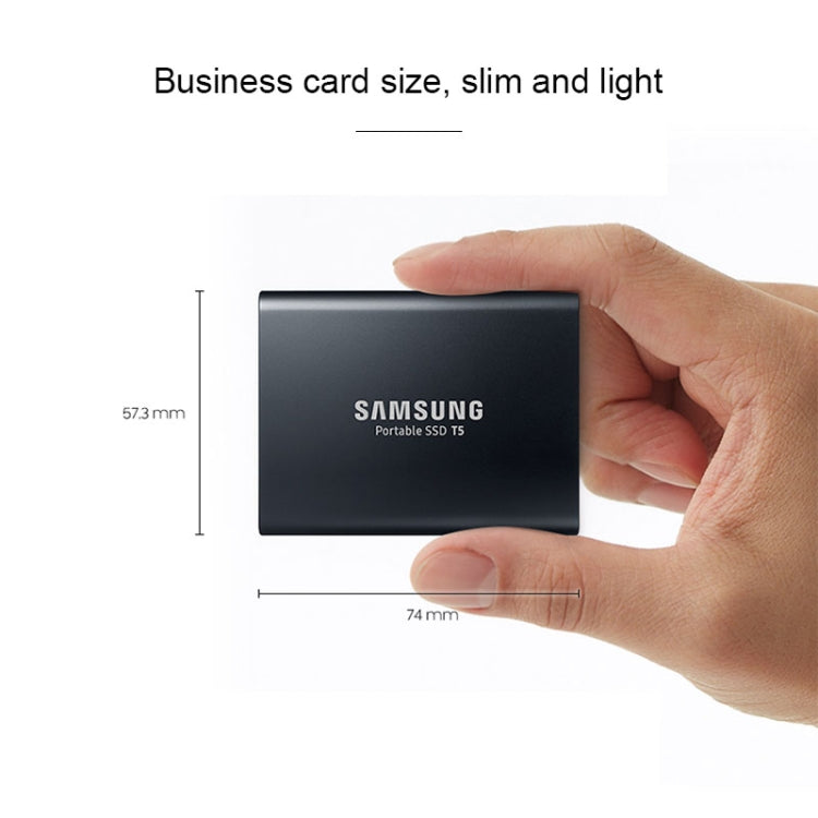 Samsung T5 External Solid State Drive Capacity: 1TB (Black)