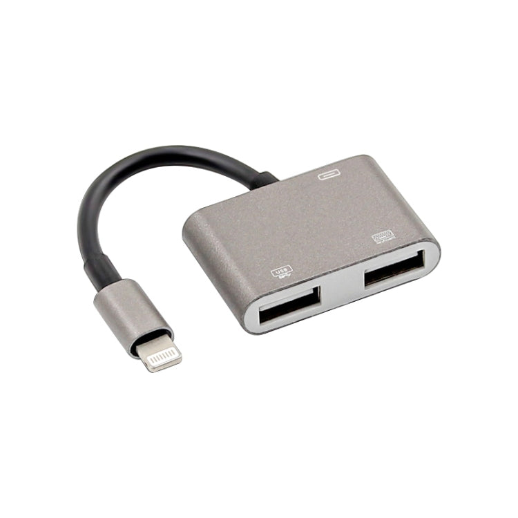 NK-109KEY 3 in 1 8 Pin Male to USB + Keyboard USB Female OTG Adapter