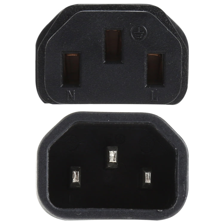 C13 to C14 AC Power Plug Adapter with Plug