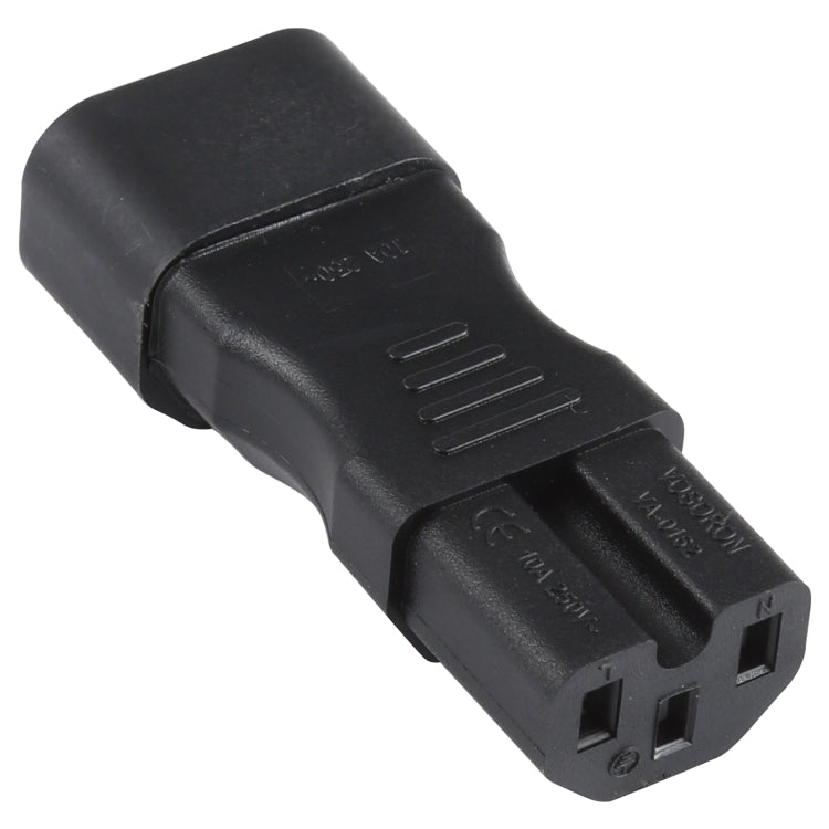 C13 to C15 Groove AC Power Plug Adapter Socket Converter