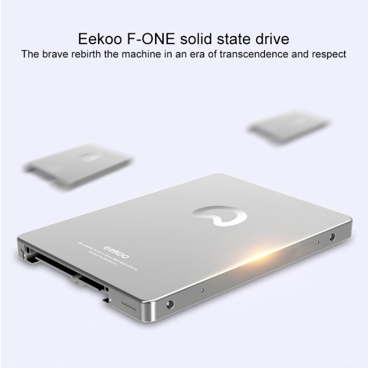 eekoo F-ONE 60 Go SSD SATA3.0 6 Gb/s 2,5 pouces TLC Disque dur à semi-conducteurs avec 1 Go de cache indépendant pour ordinateur de bureau/ordinateur portable Vitesse de lecture : 500 Mo/s Vitesse d'écriture : 180 Mo/s (Rouge)