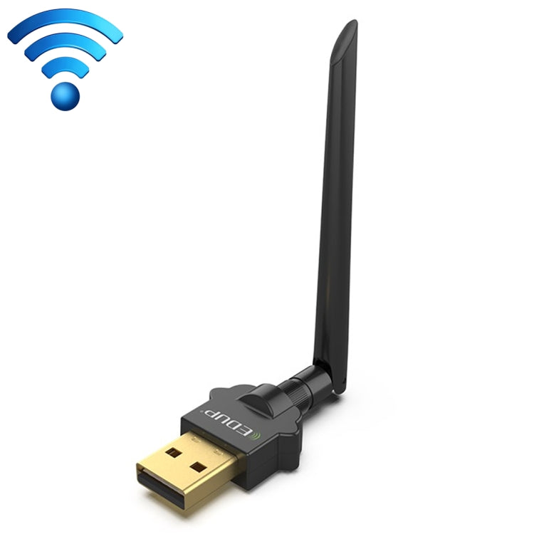 EDUP EP-AC1669 AC1300Mbps 2.4 GHz y 5.8 GHz Adaptador WiFi USB de Doble Banda Tarjeta de red externa con Antena 2dbi