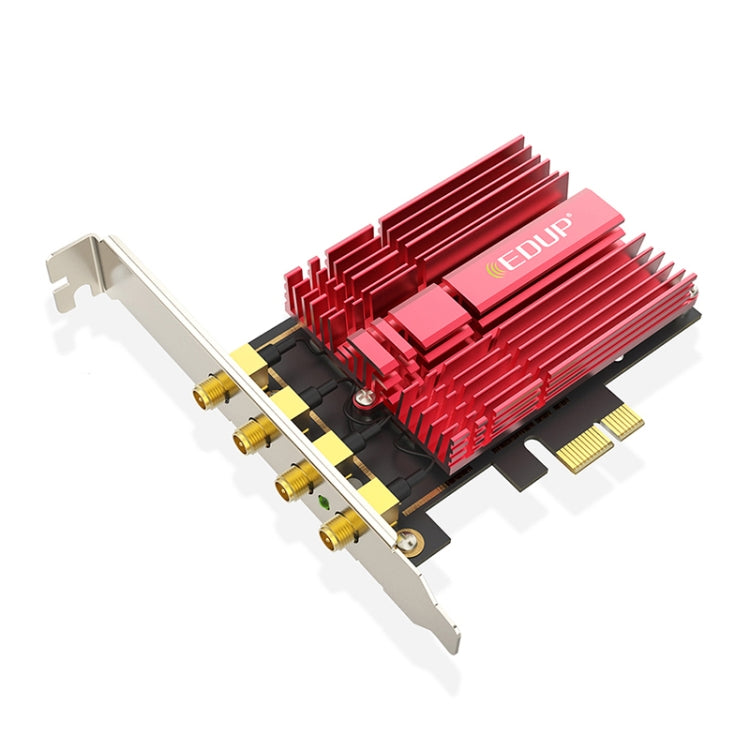 EDUP 9633-800 AC1900Mbps 2.4GHz y 5GHz Adaptador PCI-Express de Doble Banda Tarjeta de red externa de 4 Antenas
