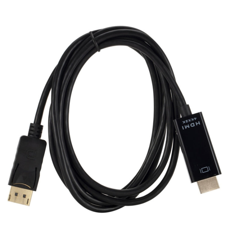 Cable convertidor de 4K x 2K DP a HDMI longitud del Cable: 1.8 m (Negro)