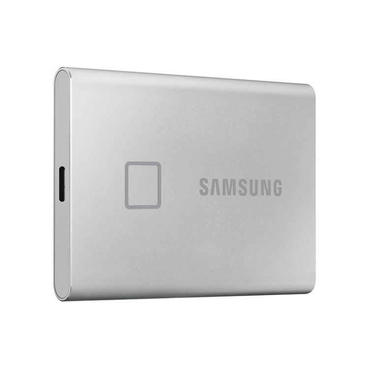 Unidades de estado sólido Móviles Originales Samsung T7 Touch USB 3.2 Gen2 de 1 TB (Plateadas)