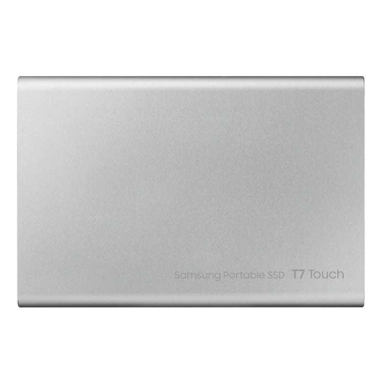 Unidades de estado sólido Móviles Originales Samsung T7 Touch USB 3.2 Gen2 500GB (Plateadas)