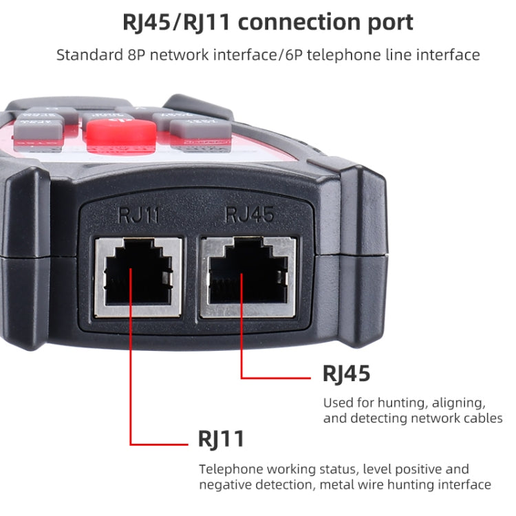 Benetech GT66 RJ11/RJ45 testeur de câble multifonction détecteur de câble détecteur de ligne