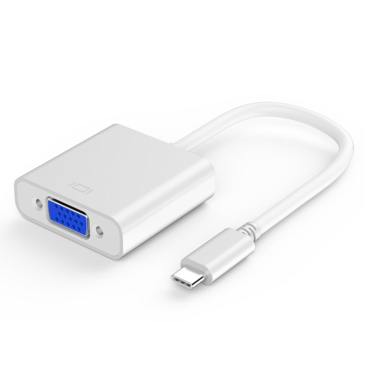 Convertidor multifunción basix H6 USB-C / Type-C a VGA longitud del Cable: 15 cm (Blanco)