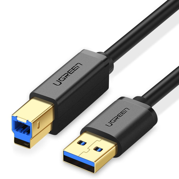Câble de données d'imprimante vert USB 3.0 Type A mâle vers Type B mâle plaqué or pour Canon Epson HP Longueur du câble : 2 m