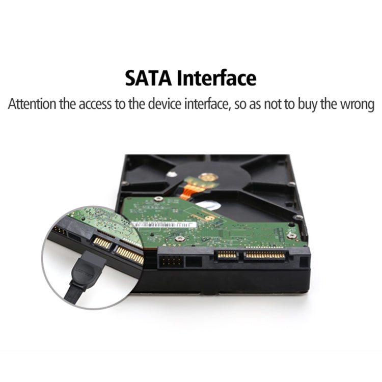 UVerde US217 SATA 3.0 Prise en charge directe du câble de données du disque dur droit Longueur du câble du périphérique d'interface SATA: 50 cm