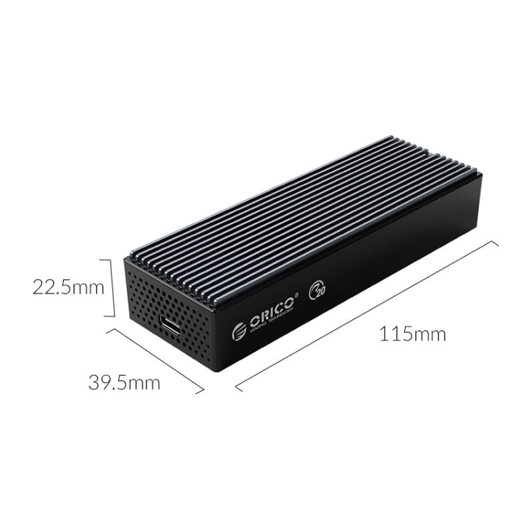 Clé SSD ORICO M2PVC3-G20-GY-BP USB3.2 20GBPS M.2 NVME