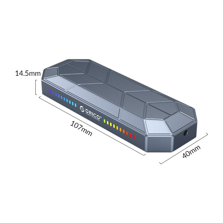 Orico M2VG01-C3 RGB M.2 NVME SSD Gaplestre