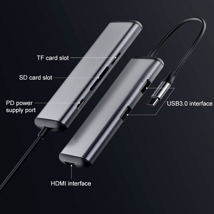 Xiaomi Original USTRIN UC39-PDMI HAGIBIS USB-C / TYPE AC HDMI Multifunctional Converter (Dark Space Grey)