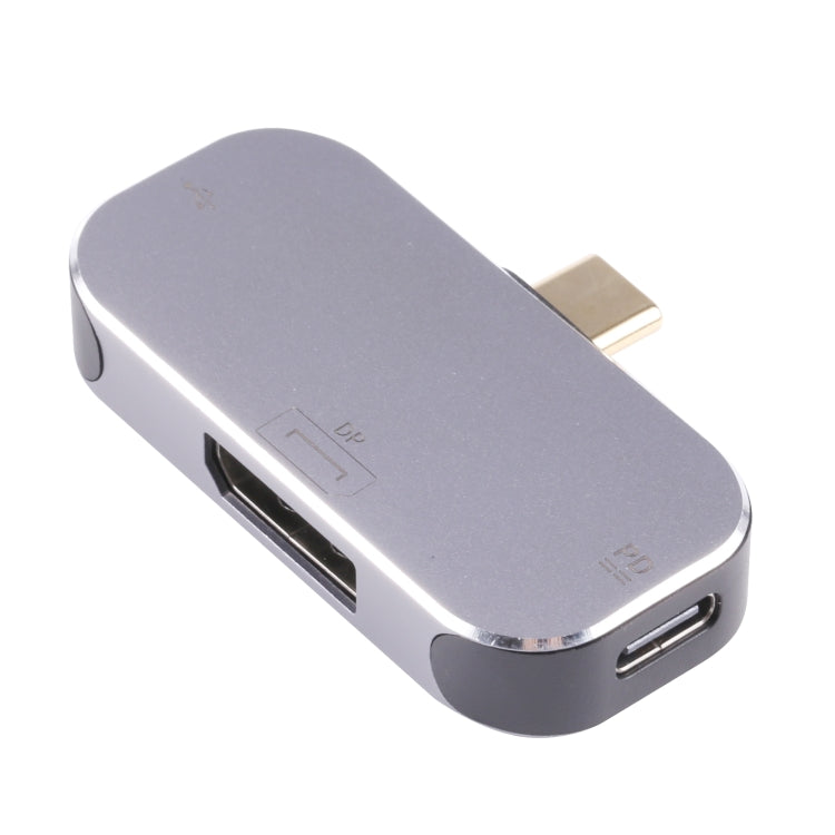 Charge 3 en 1 USB-C / TYPE-C Mâle vers USB-C / TYPE-C + Adaptateur USB + DP Femelle
