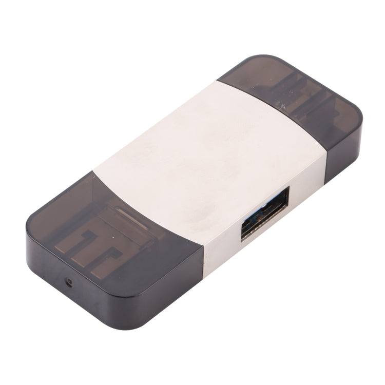 8 en 1 tipo-C / USB-C + 8 PIN + Dual USB + SD + TF + Micro Card + OTG adaptador multifunción