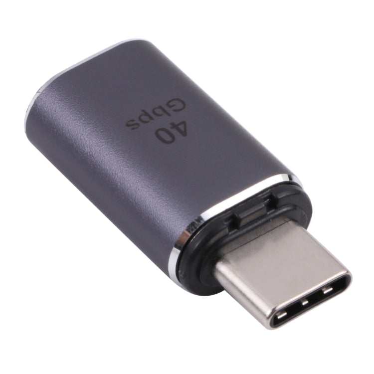 40Gbps USB-C / Tipo-C Macho a USB-C / Tipo C Cabezal Magnético adaptador femenino