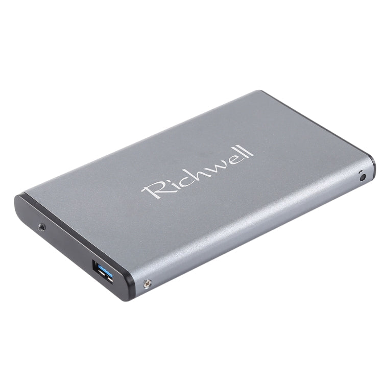 Richwell SATA R2-SATA-1TGB 1TB 2.5 Inch USB3.0 Super Speed ​​Interface Mobile Hard Drive (Grey)