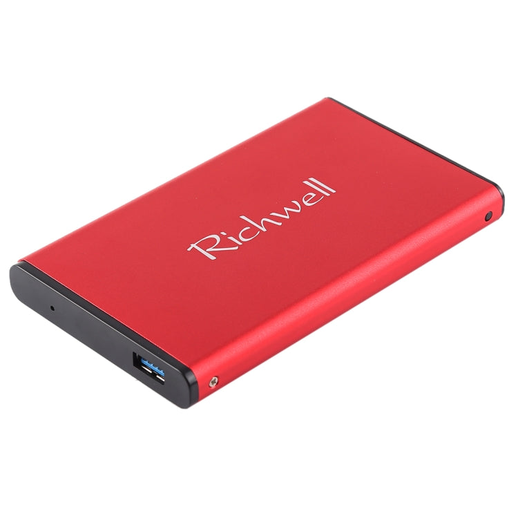 Richwell SATA R2-SATA-1TGB 1TB 2.5 Inch USB3.0 Super Speed ​​Interface Mobile Hard Disk Drive (Red)