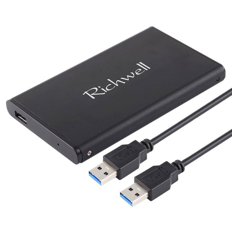 Richwell SATA R2-SATA-2TB 2TB 2.5 pouces USB3.0 Super Speed ​​​​Interface Disque dur mobile (Noir)