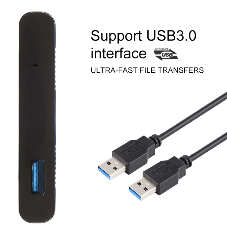 Richwell SATA R2-SATA-2TB 2TB 2.5 pouces USB3.0 Super Speed ​​​​Interface Disque dur mobile (Bleu)