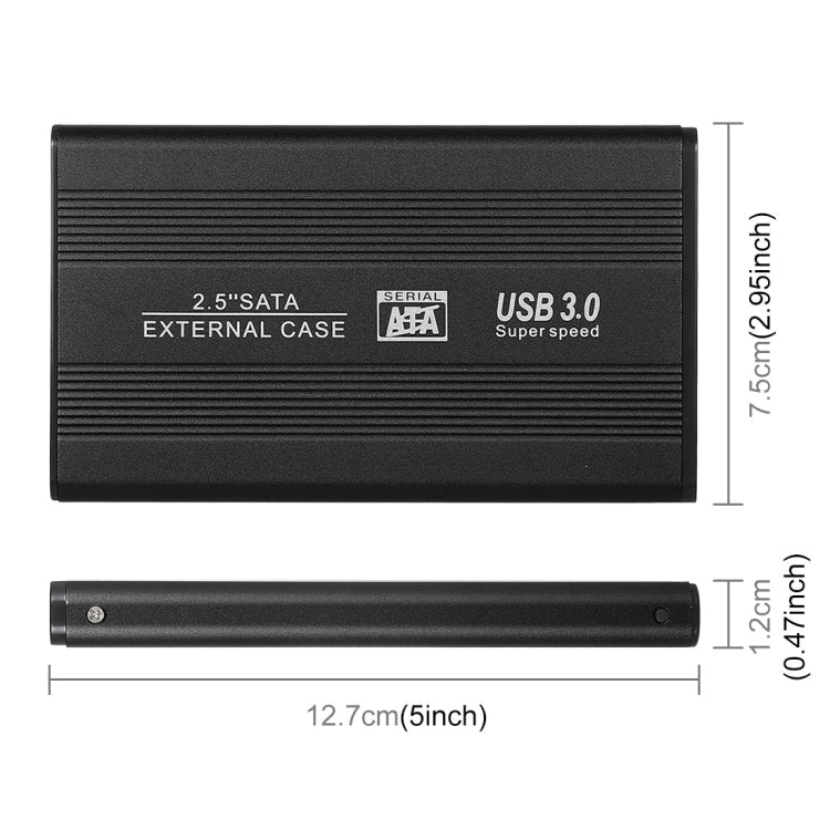 Richwell SATA R2-SATA-320GB 320GB 2.5 inch USB3.0 Super Speed ​​Interface Mobile Hard Disk Drive (Black)