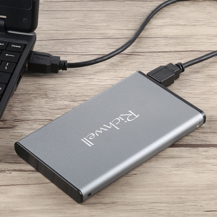 Richwell SATA R2-SATA-320GB 320GB 2.5 Inch USB3.0 Super Speed ​​Interface Mobile Hard Disk Drive (Grey)