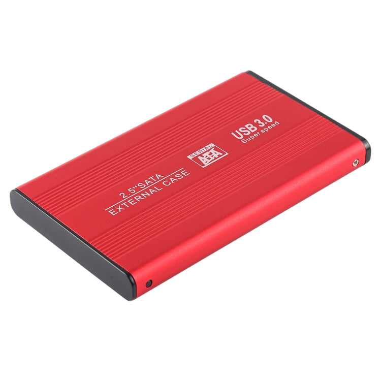 Richwell SATA R2-SATA-500GB 500GB 2.5 pulgadas USB3.0 Super Speed Interface Unidad de Disco Duro Móvil (Rojo)
