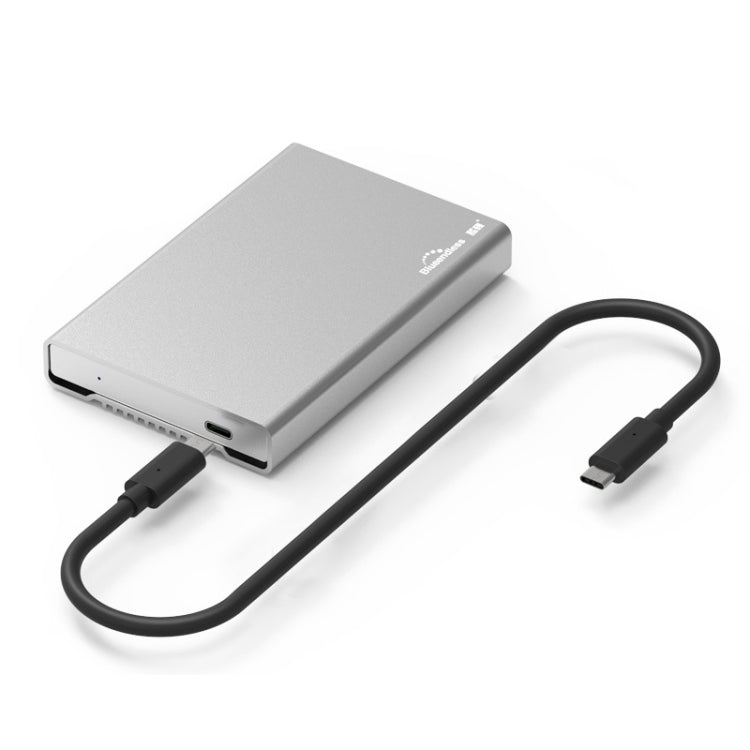 Azulendless U23Q SATA 2.5 inch Micro B interface Hard Drive Enclosure with USB-C/Type-C to USB-C/Type-C Cable Bracket thickness: 1cm or less