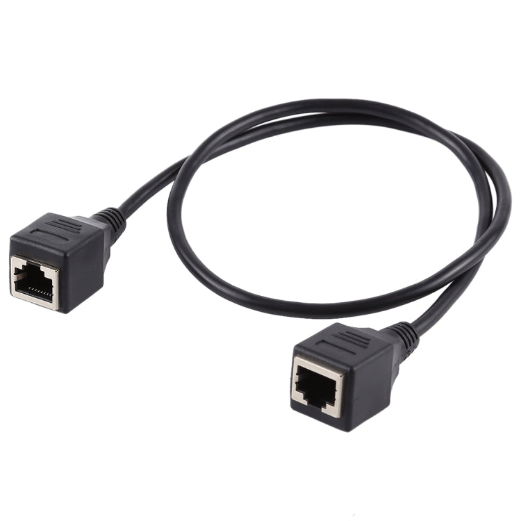 Cable de extensión de red LAN Ethernet RJ45 Hembra a Hembra longitud del Cable: 60 cm