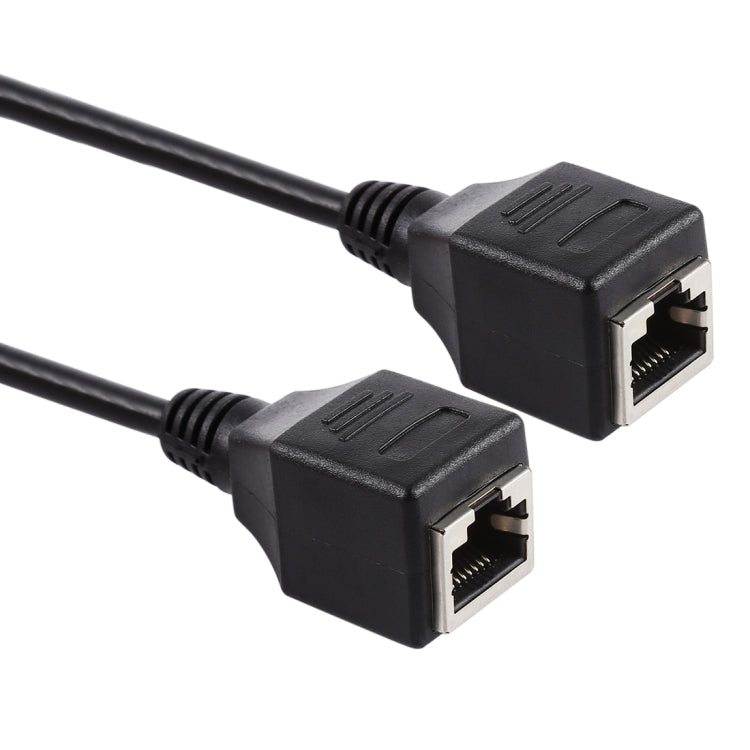 Cable de extensión de red LAN Ethernet RJ45 Hembra a Hembra longitud del Cable: 60 cm