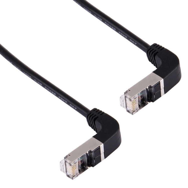 1m RJ45 Male Bent to RJ45 Male Bent Network LAN Cable