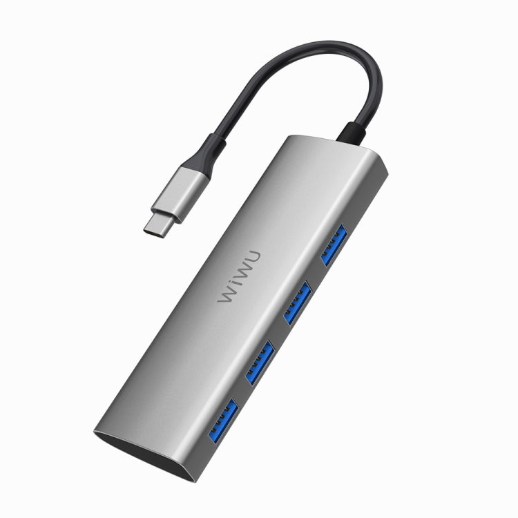 WIWU A440 4 in 1 Type-C / USB-C Multifunctional Extension HUB Adapter