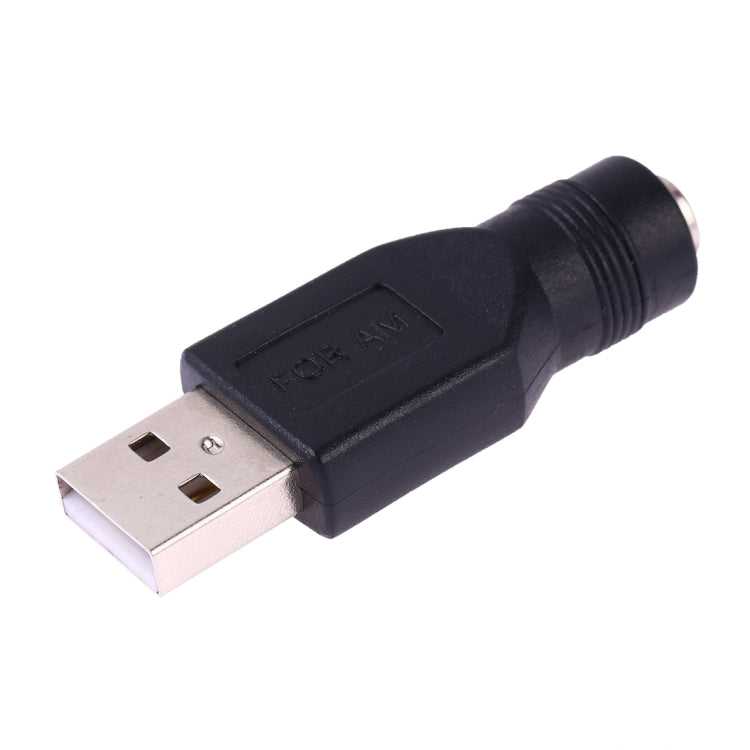 USB Male to Female 5.5x2.1mm Plug Adapter Connector