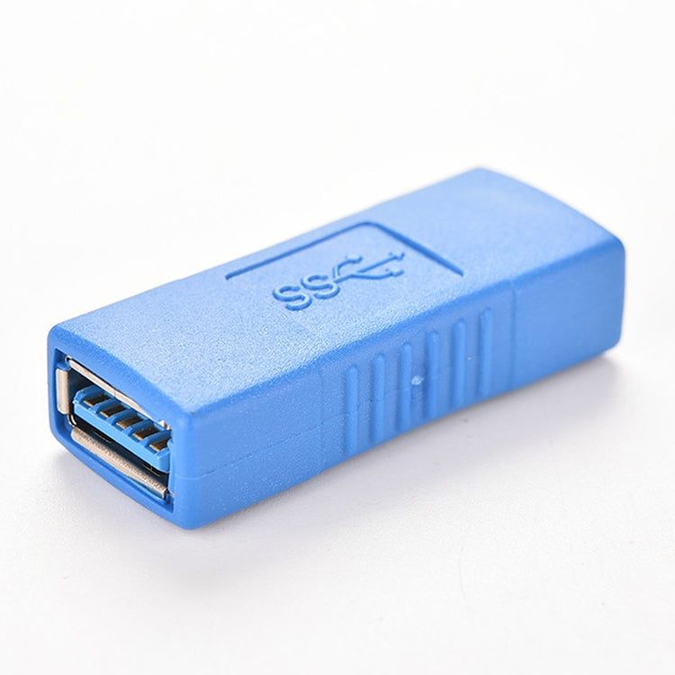 USB 3.0 Type A Femelle vers Type A Femelle Connecteur AF Adaptateur Convertisseur Extender pour Ordinateur Portable (Bleu)