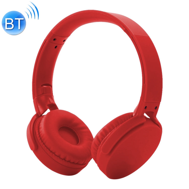 Mdr-XB650BT DIEJA DIEJO Casque stéréo Casque Bluetooth prend en charge l'entrée audio 3,5 mm et les appels mains libres (rouge)
