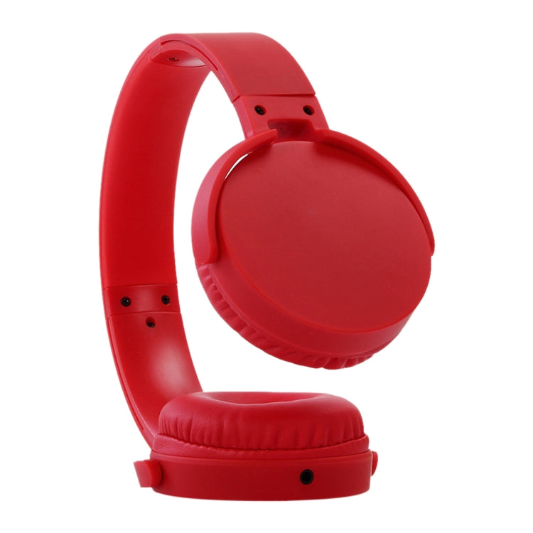 Mdr-XB650BT DIEJA DIEJO Casque stéréo Casque Bluetooth prend en charge l'entrée audio 3,5 mm et les appels mains libres (rouge)