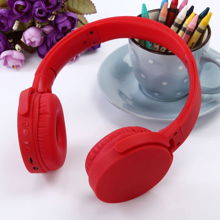 Mdr-XB650BT DIEJA DIEJO Stereo Headphones Bluetooth Headset Supports 3.5mm Audio Input and Hands-Free Call (Red)