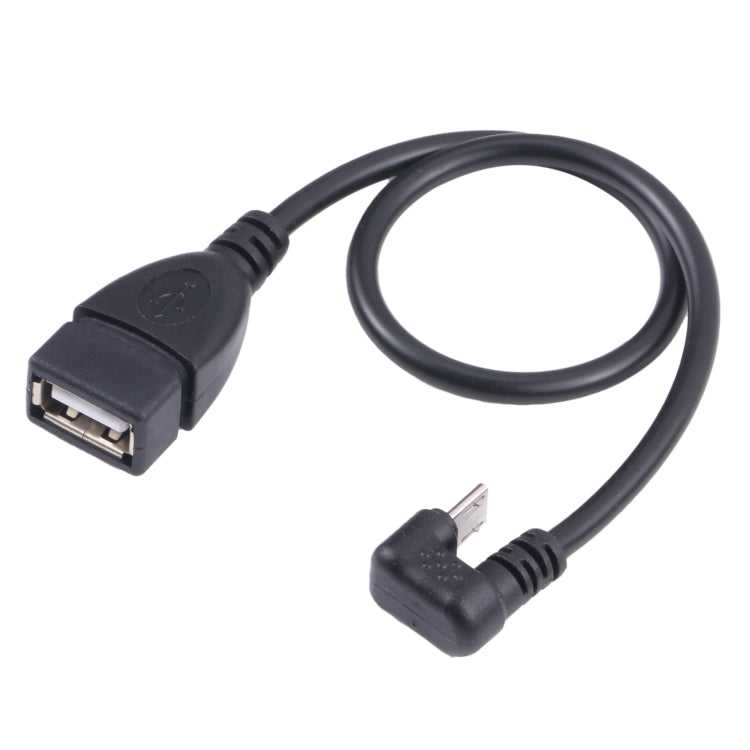 U Shaped Micro USB Male to USB 2.0 Female OTG Data Cable