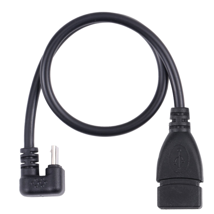 Micro con forma de U Macho USB a USB 2.0 Cable de datos de OTG femenino