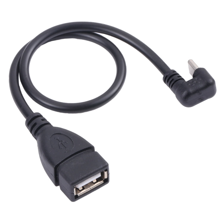 Tipo-C en forma de U Macho a USB 2.0 Cable de datos de OTG femenino