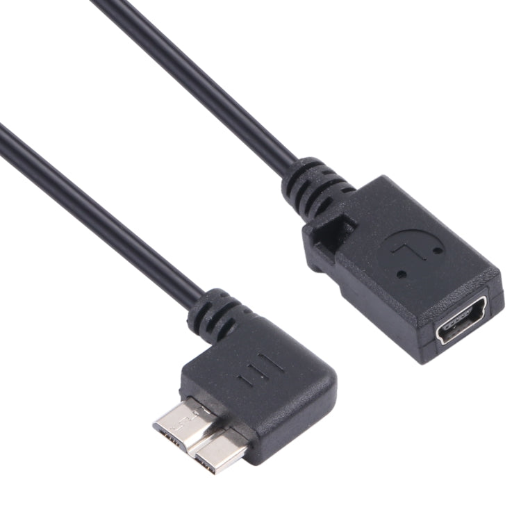 Mini femenino USB a Micro-B 3.0 Cable de Carga de datos masculinos