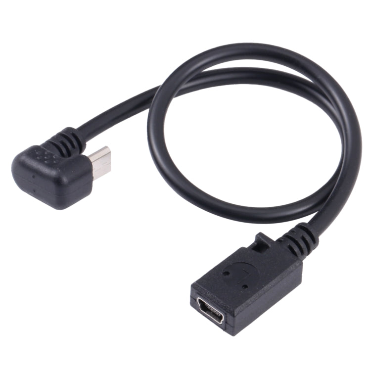 Mini femenino USB a Micro USB Datos masculinos Cable de Carga