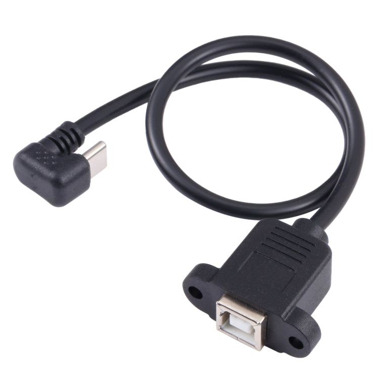 Câble de connecteur femelle à port carré USB-C / TYPE-C mâle à B-Type B