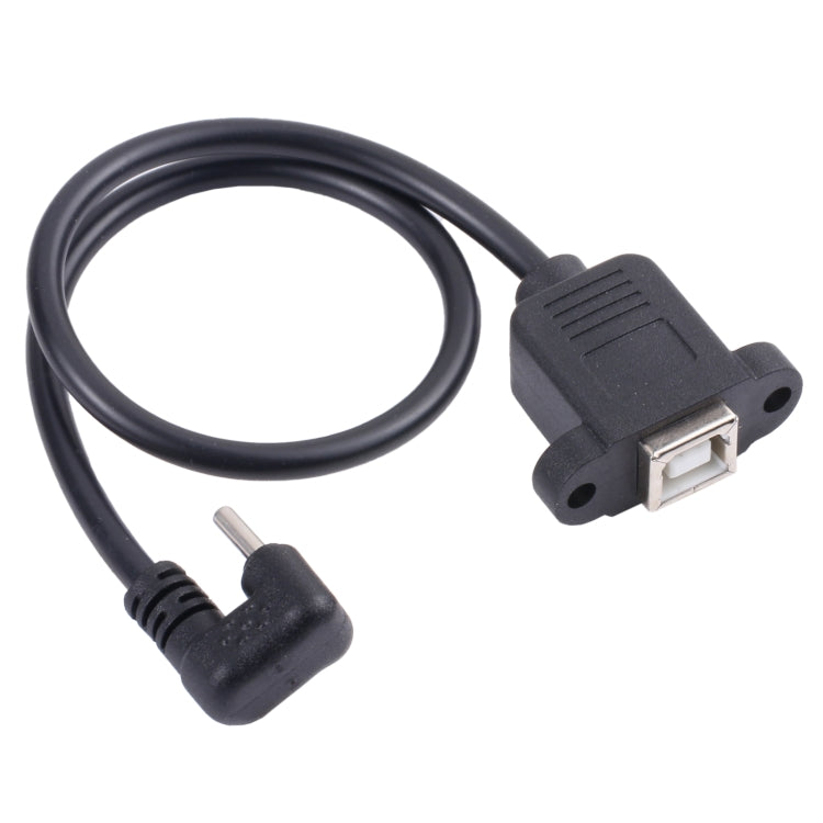 Câble de connecteur femelle à port carré USB-C / TYPE-C mâle à B-Type B